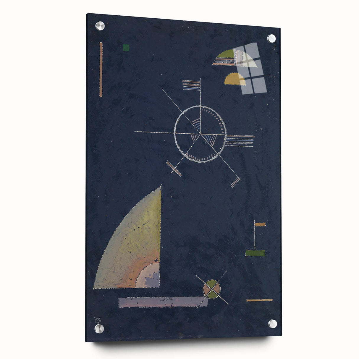 Modern Wall Art: Geometric Abstract Composition by Wassily Kandinsky