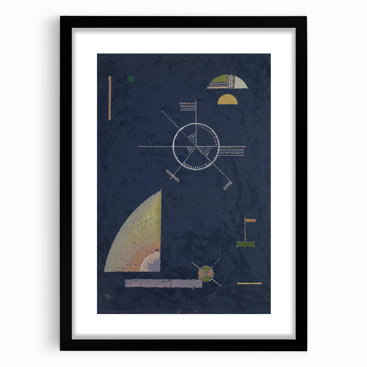 Modern Wall Art: Geometric Abstract Composition by Wassily Kandinsky