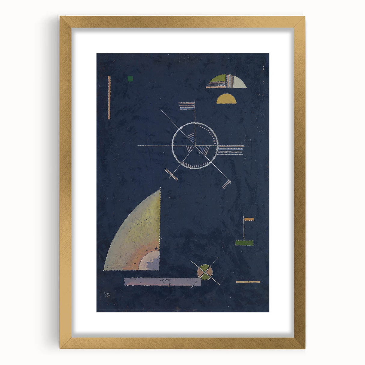 Modern Wall Art: Geometric Abstract Composition by Wassily Kandinsky