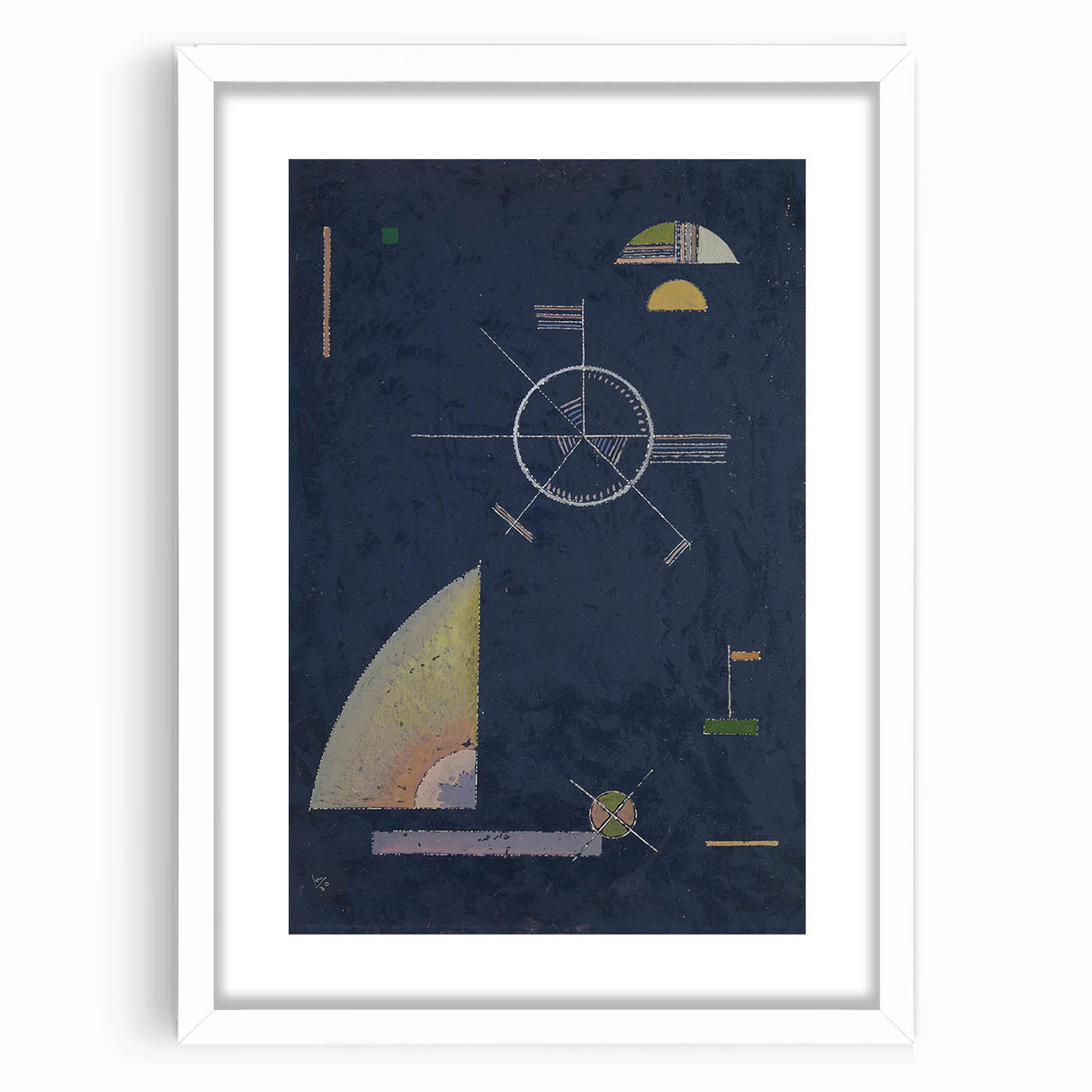 Modern Wall Art: Geometric Abstract Composition by Wassily Kandinsky