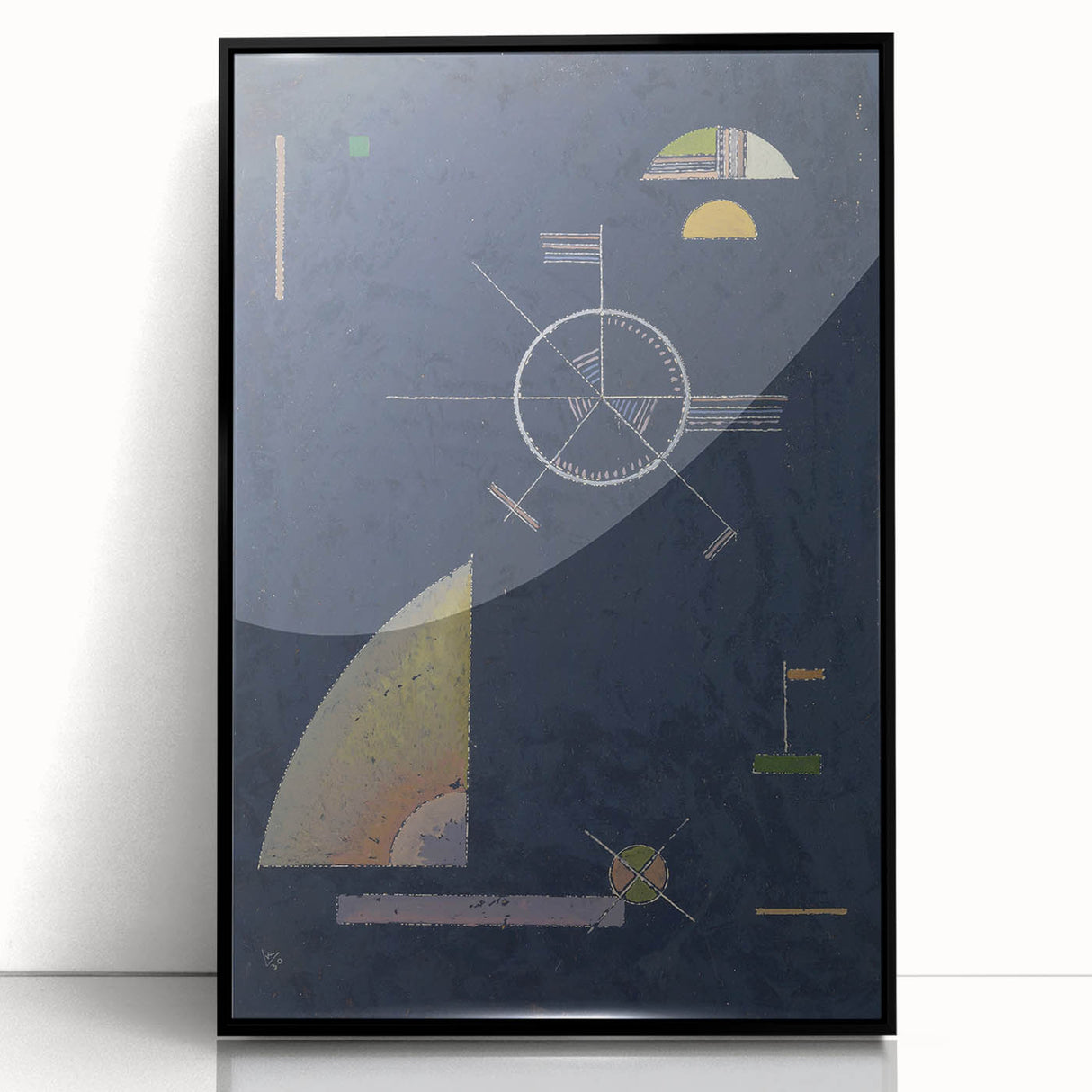 Modern Wall Art: Geometric Abstract Composition by Wassily Kandinsky