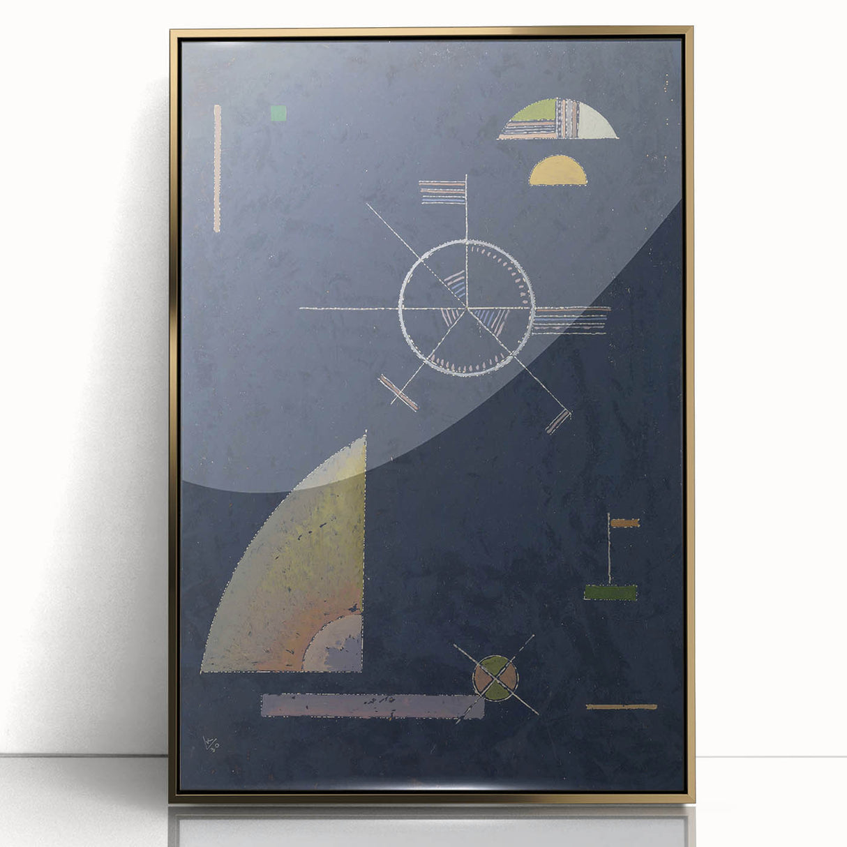 Modern Wall Art: Geometric Abstract Composition by Wassily Kandinsky