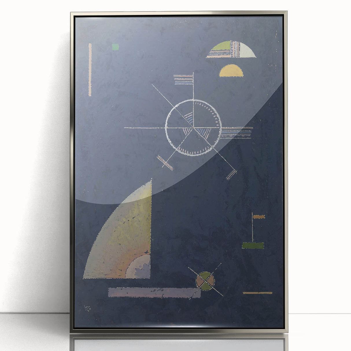 Modern Wall Art: Geometric Abstract Composition by Wassily Kandinsky