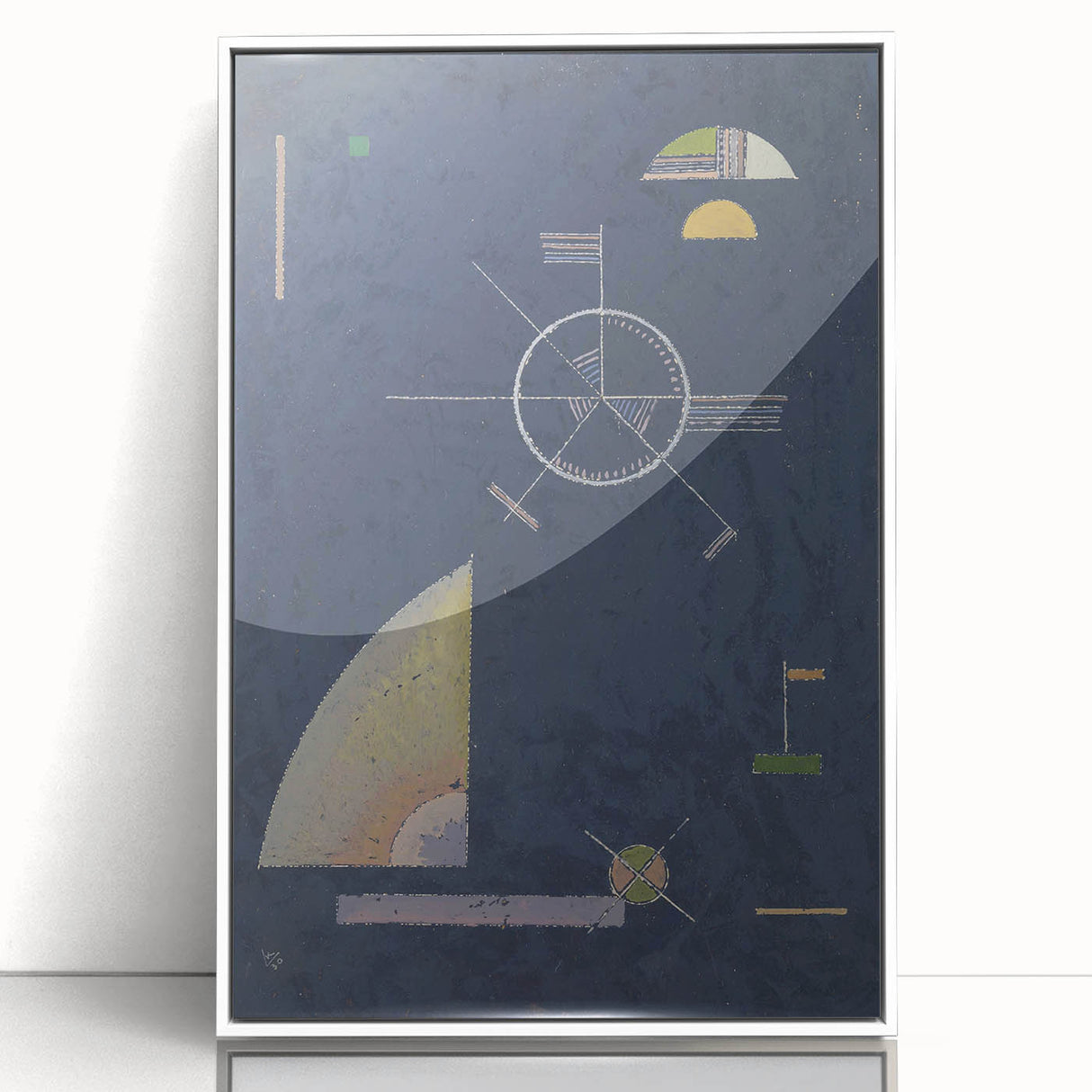 Modern Wall Art: Geometric Abstract Composition by Wassily Kandinsky