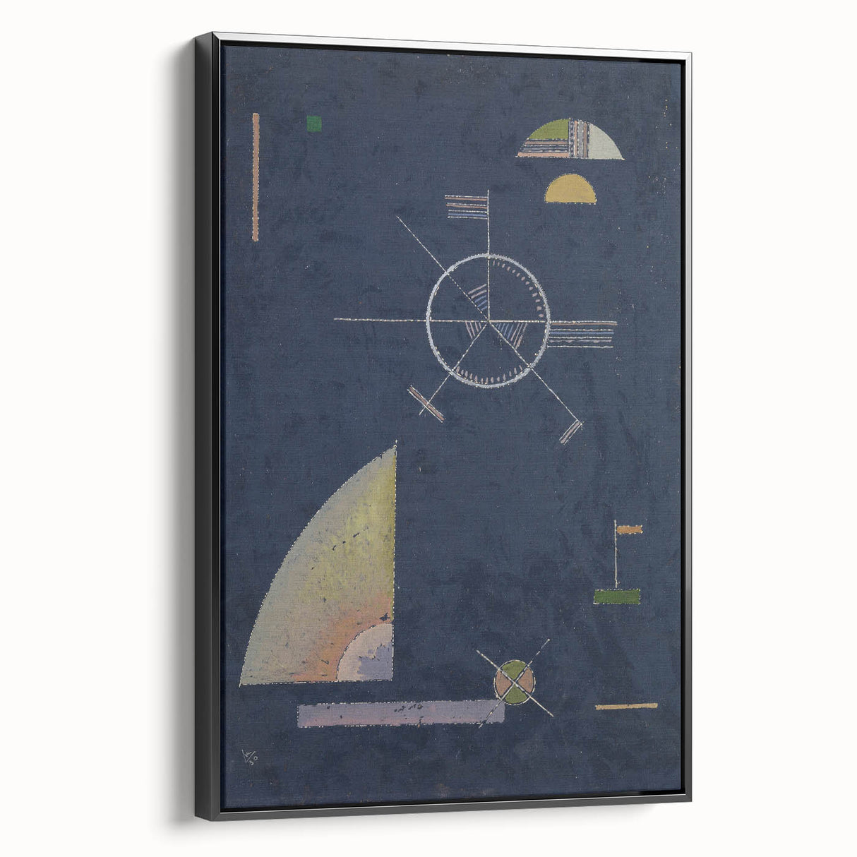 Modern Wall Art: Geometric Abstract Composition by Wassily Kandinsky