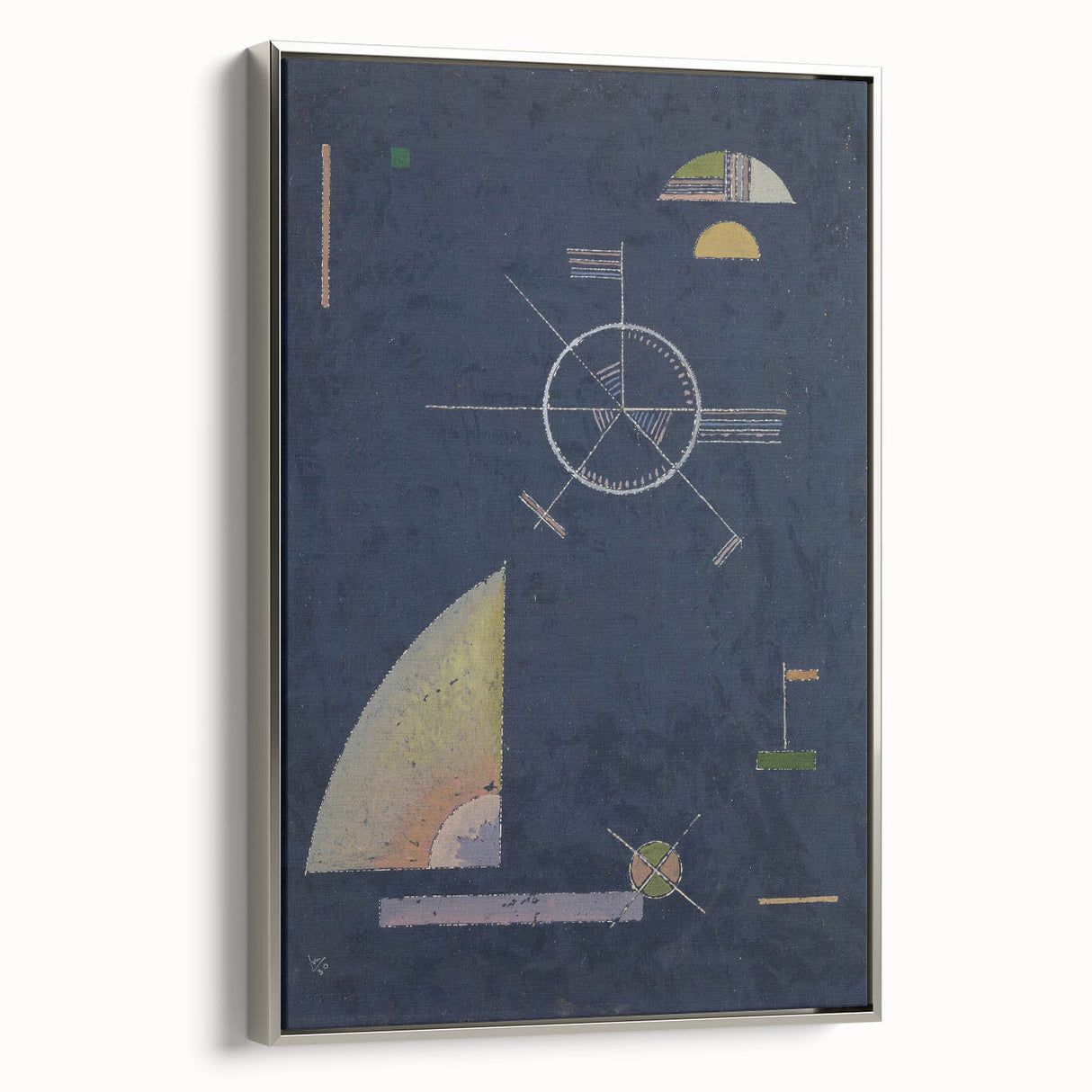 Modern Wall Art: Geometric Abstract Composition by Wassily Kandinsky