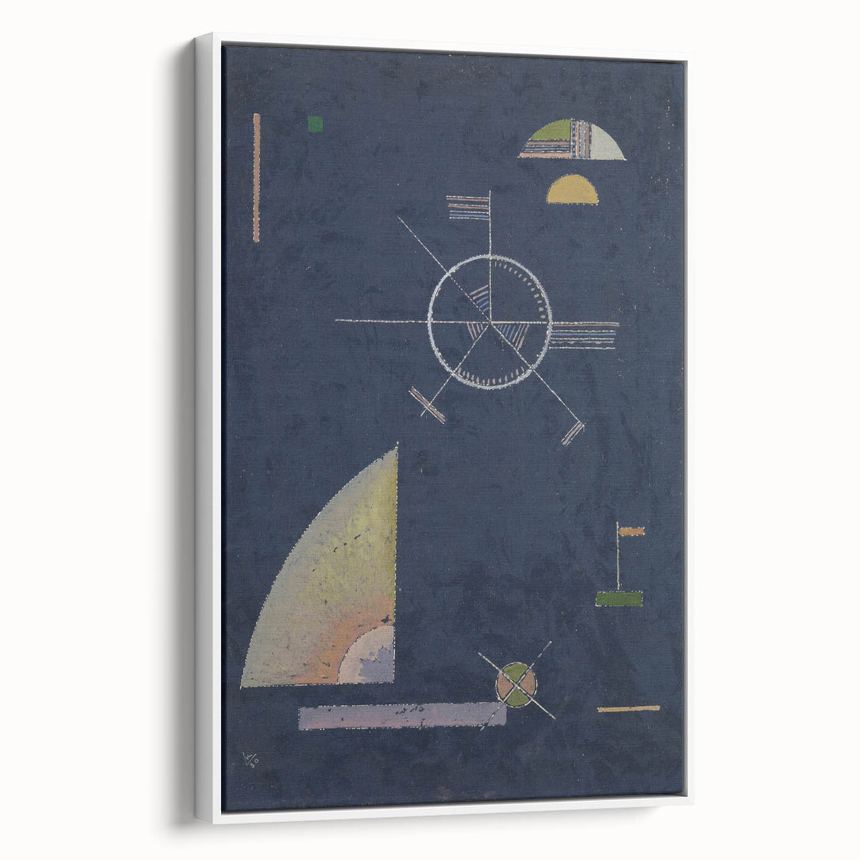 Modern Wall Art: Geometric Abstract Composition by Wassily Kandinsky