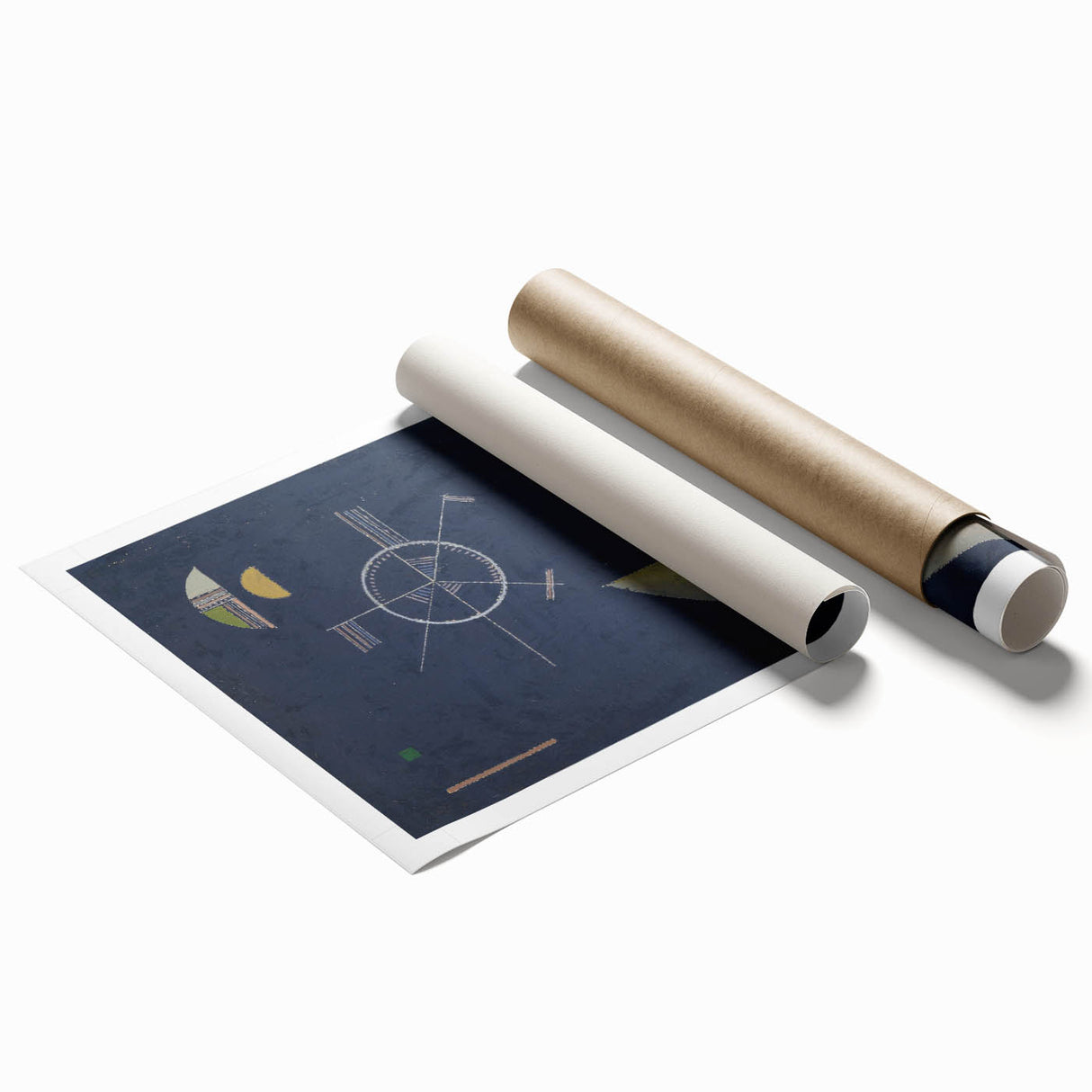 Modern Wall Art: Geometric Abstract Composition by Wassily Kandinsky