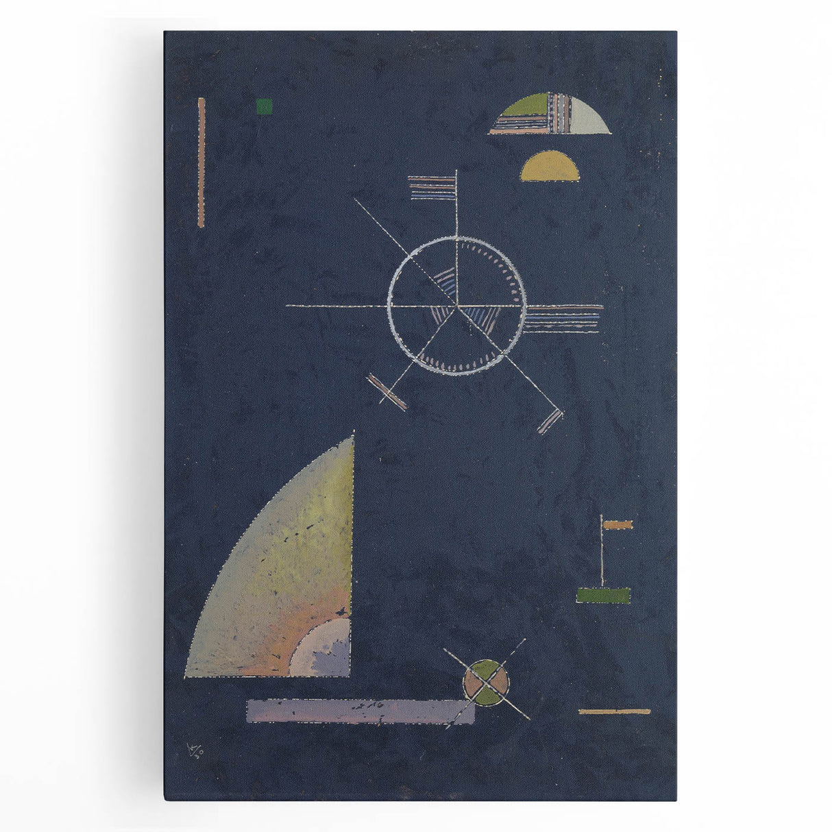 Modern Wall Art: Geometric Abstract Composition by Wassily Kandinsky