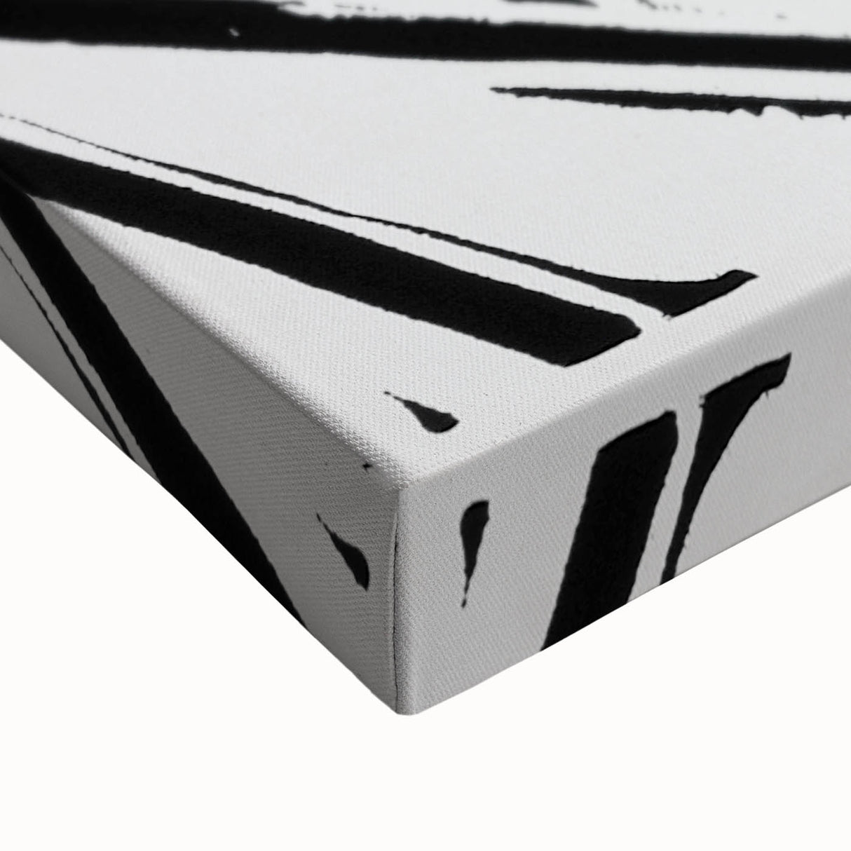 Expressionist Modern Art: Bold Black and White Portrait by Otto Lange