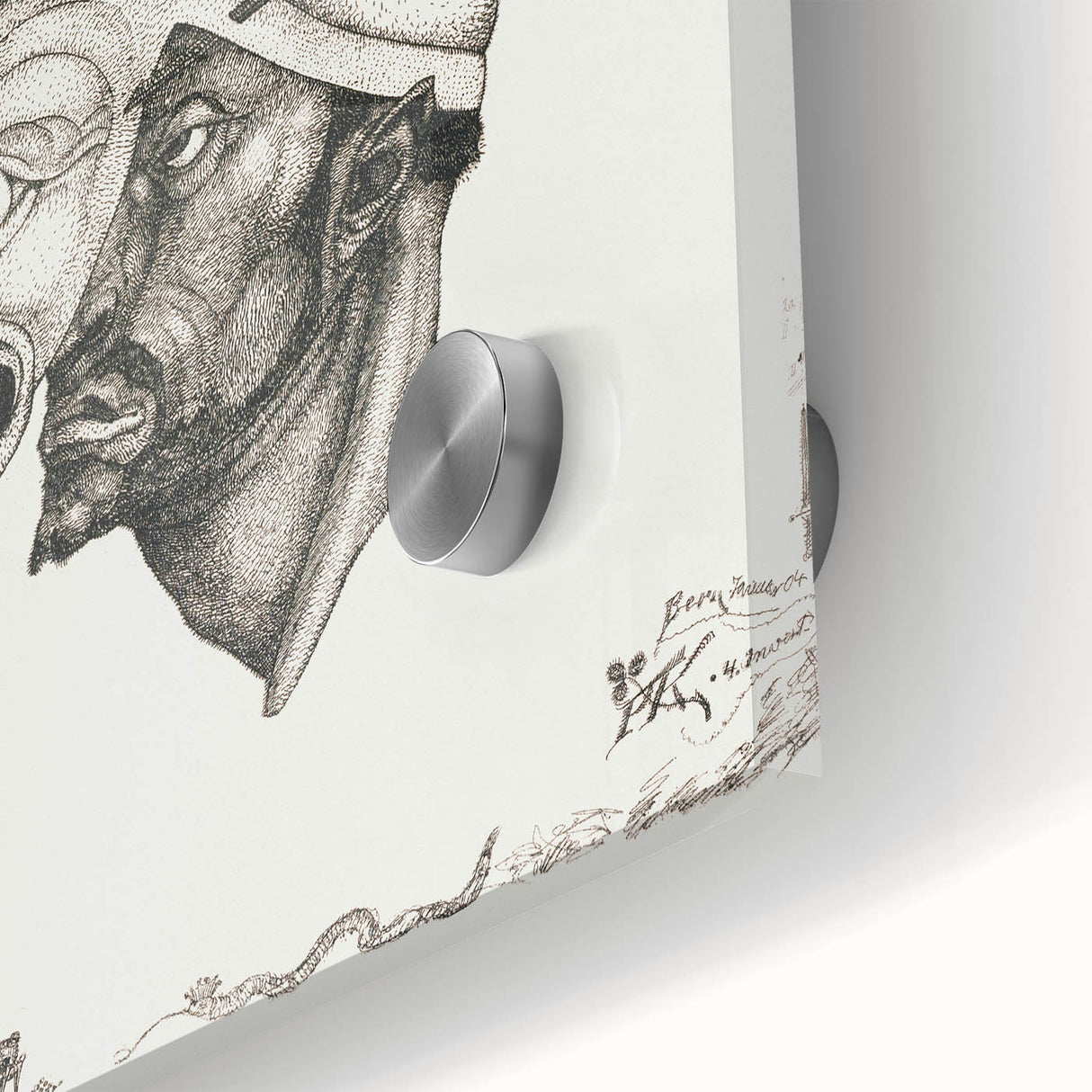 Modern Wall Art – Paul Klee’s "Komiker" in Intricate Monochrome