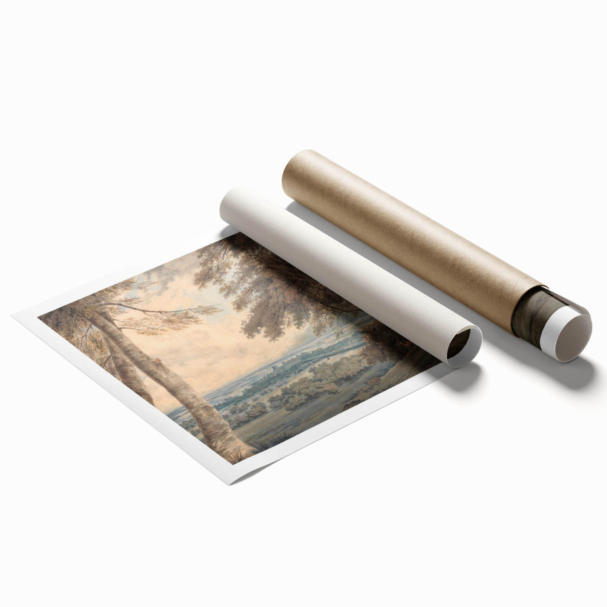 Romanticism Art - Windsor Landscape View Print