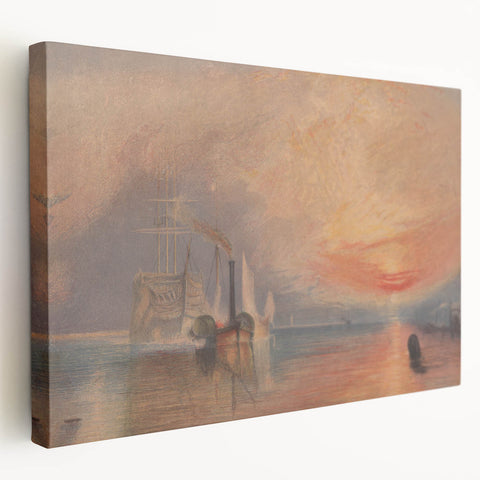 Romanticism Art - The Fighting Temeraire by J.M.W. Turner Print