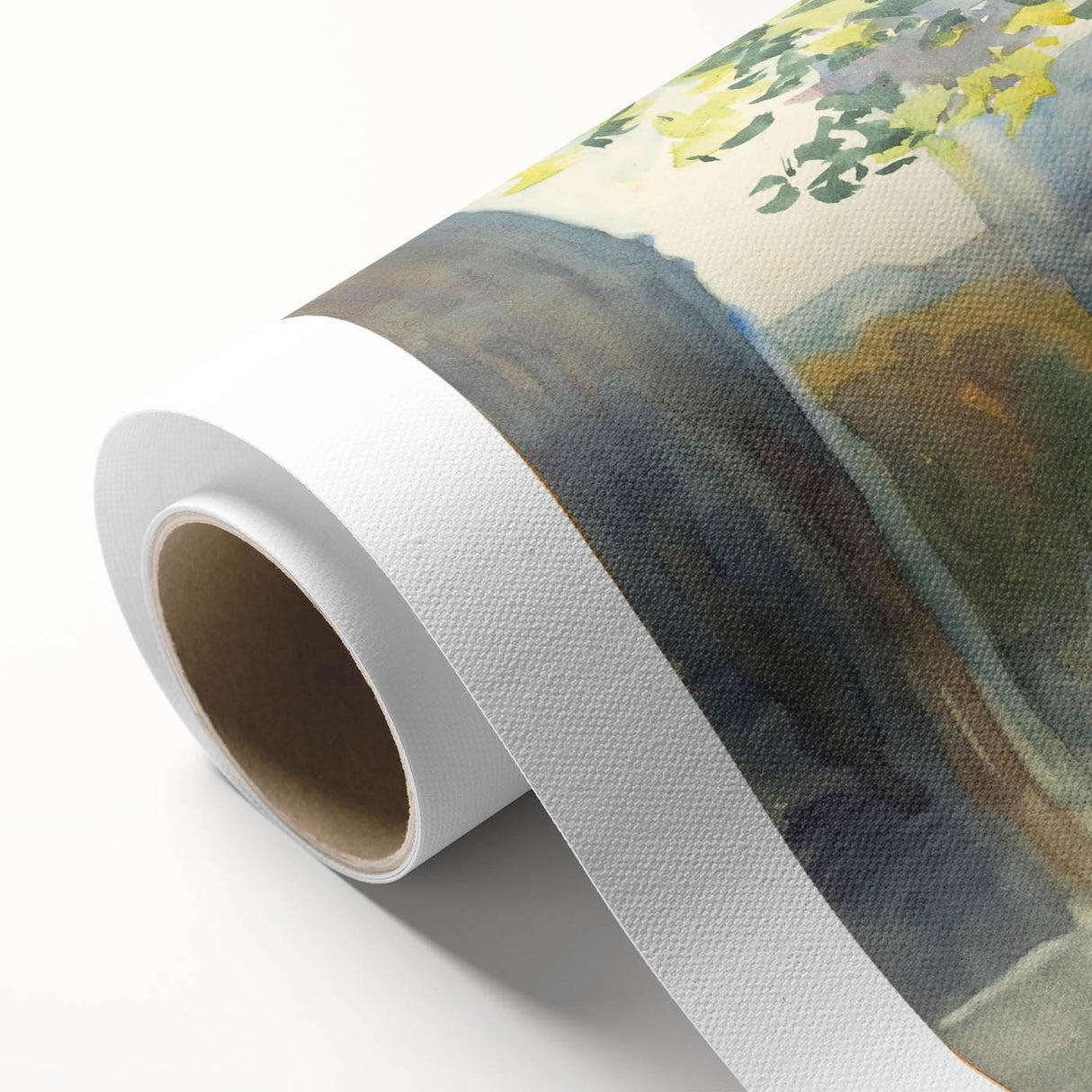 Romanticism Art - Sunlit Wall Under a Tree by John Singer Sargent