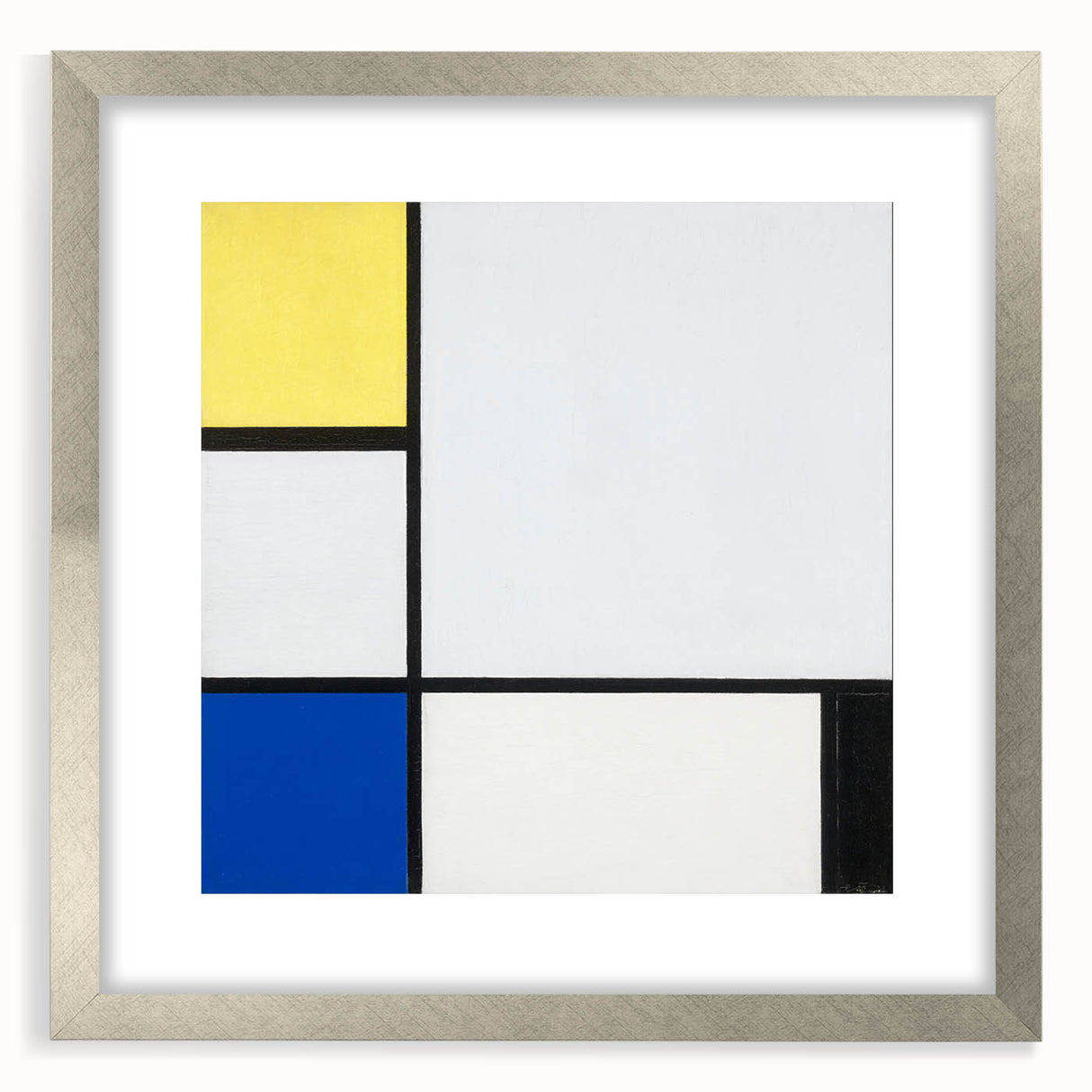 Modern Wall Art – Mondrian’s "Composition with Yellow, Blue, and Black" (1929)