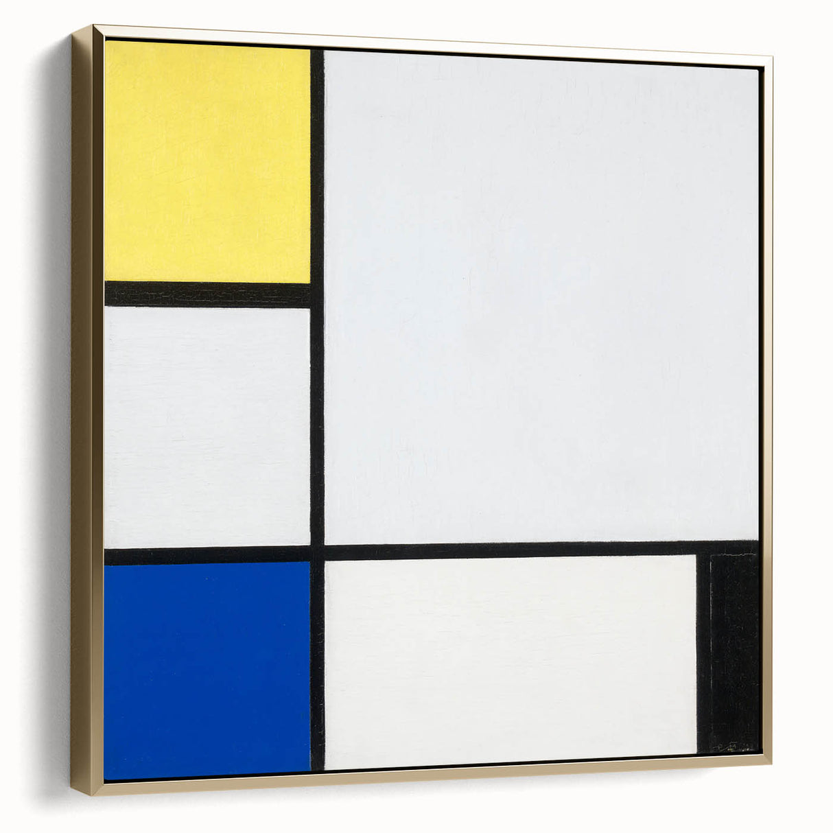 Modern Wall Art – Mondrian’s "Composition with Yellow, Blue, and Black" (1929)