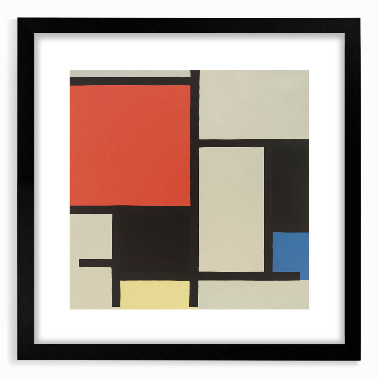 Modern Wall Art – Piet Mondrian’s "Composition" (1921)