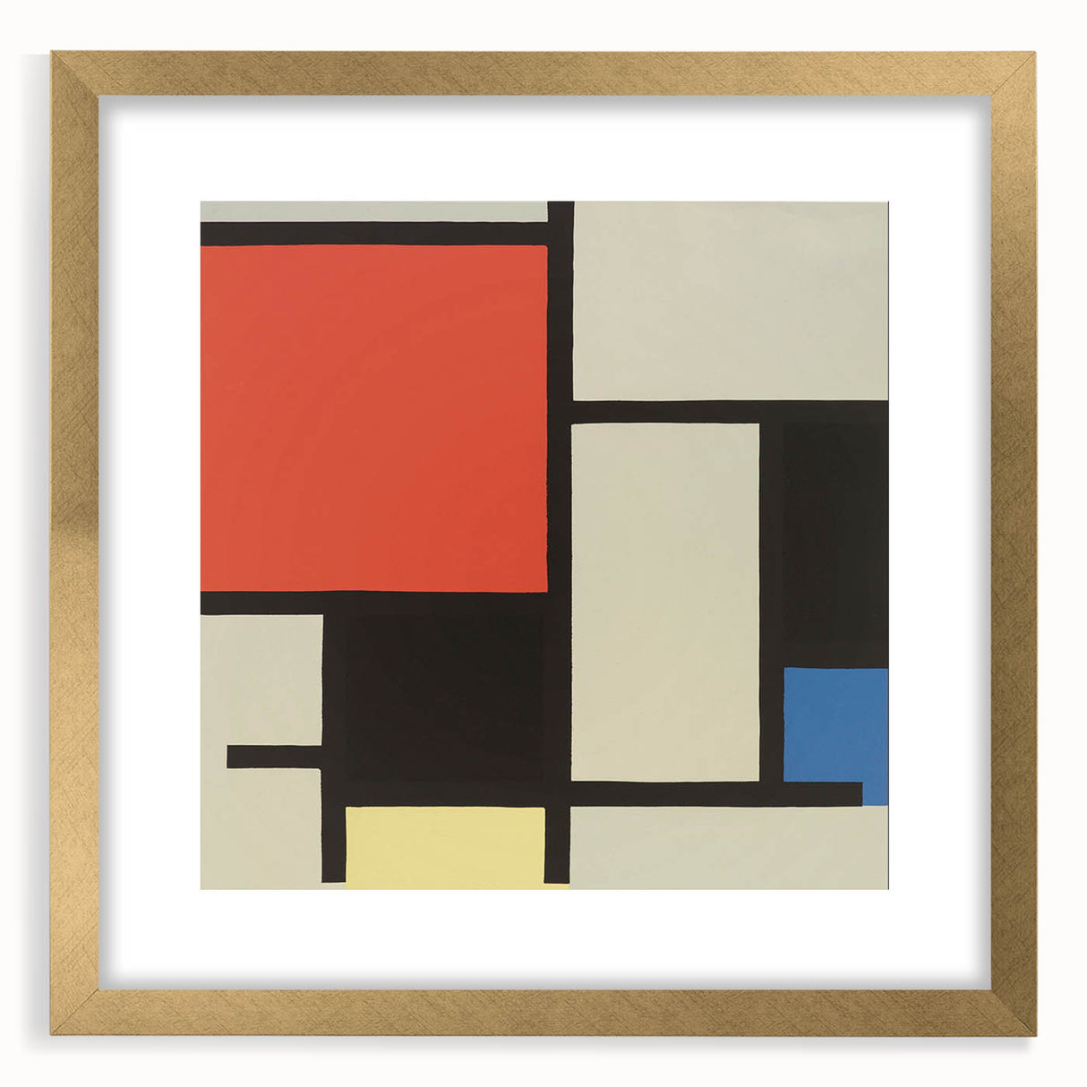 Modern Wall Art – Piet Mondrian’s "Composition" (1921)