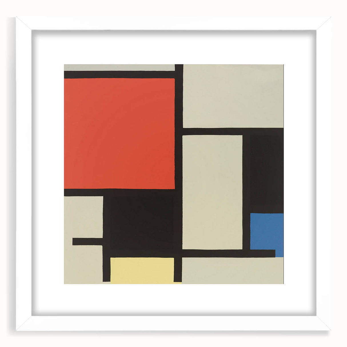 Modern Wall Art – Piet Mondrian’s "Composition" (1921)