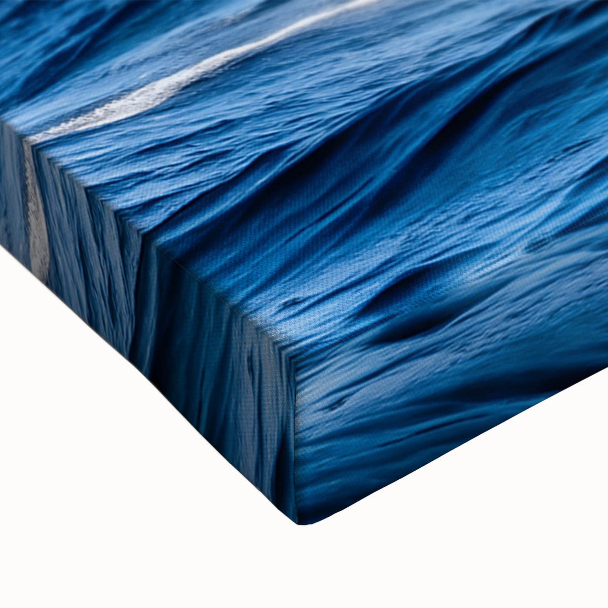 Black and white landscape art painting of New Brunswick on stretched canvas, ideal for bedroom wall art.