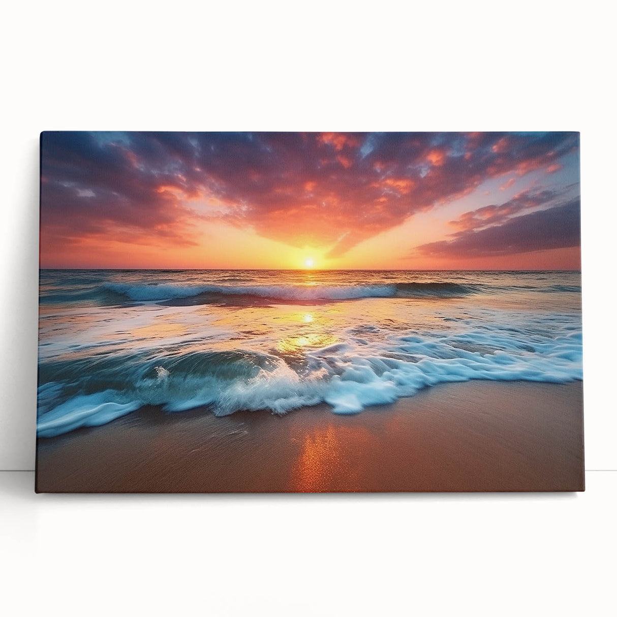 Black and white photo of Caribbean scenery on stretched canvas, ideal for kitchen wall art.