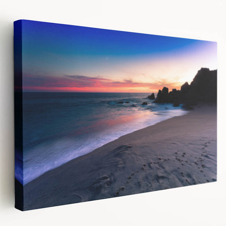 Large wall art on stretched canvas featuring a scenic view of Cabo San Lucas, ideal for kitchen wall decor.