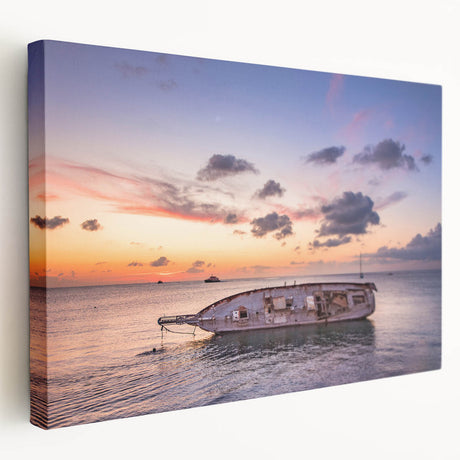 Large canvas print of Oaxaca, Mexico scenery in vibrant colors, suitable for kitchen wall art.