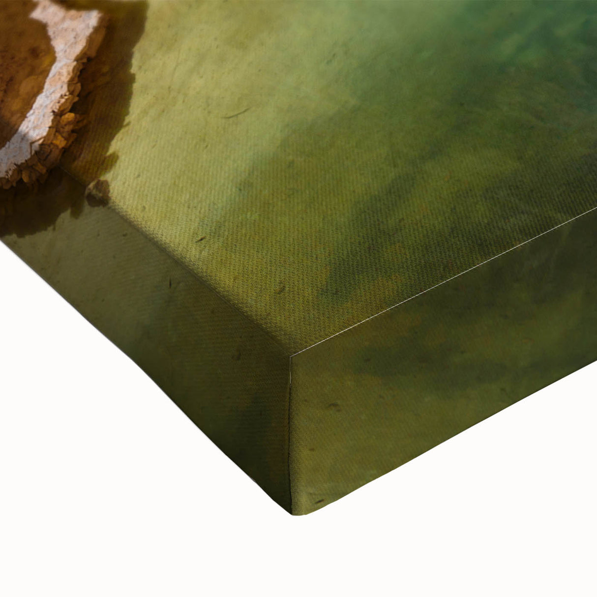 Black and white landscape art painting of Yucatan scenery on stretched canvas, ideal for bedroom wall art.