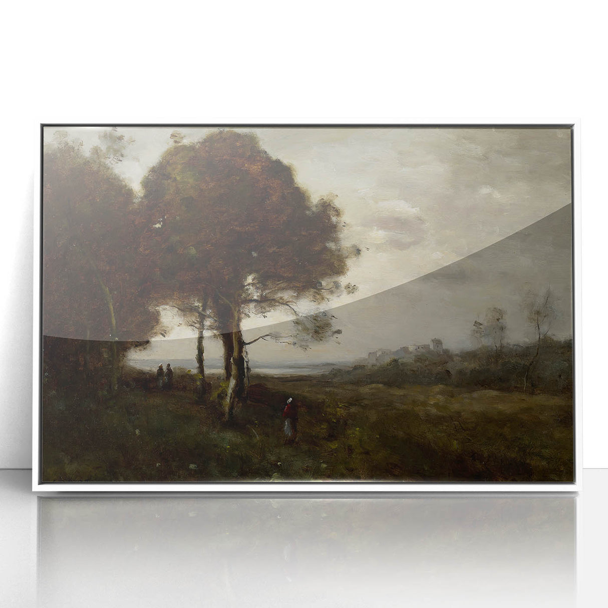 Romanticism Art - A Torrent at Romagnes by Jean-Baptiste-Camille Corot