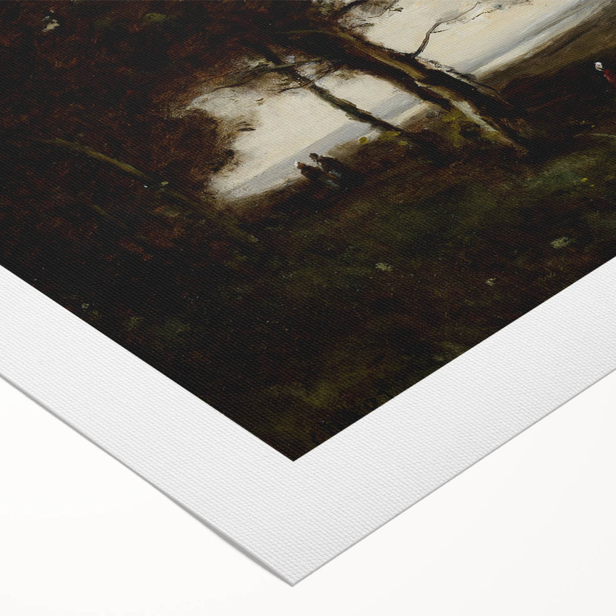 Romanticism Art - A Torrent at Romagnes by Jean-Baptiste-Camille Corot