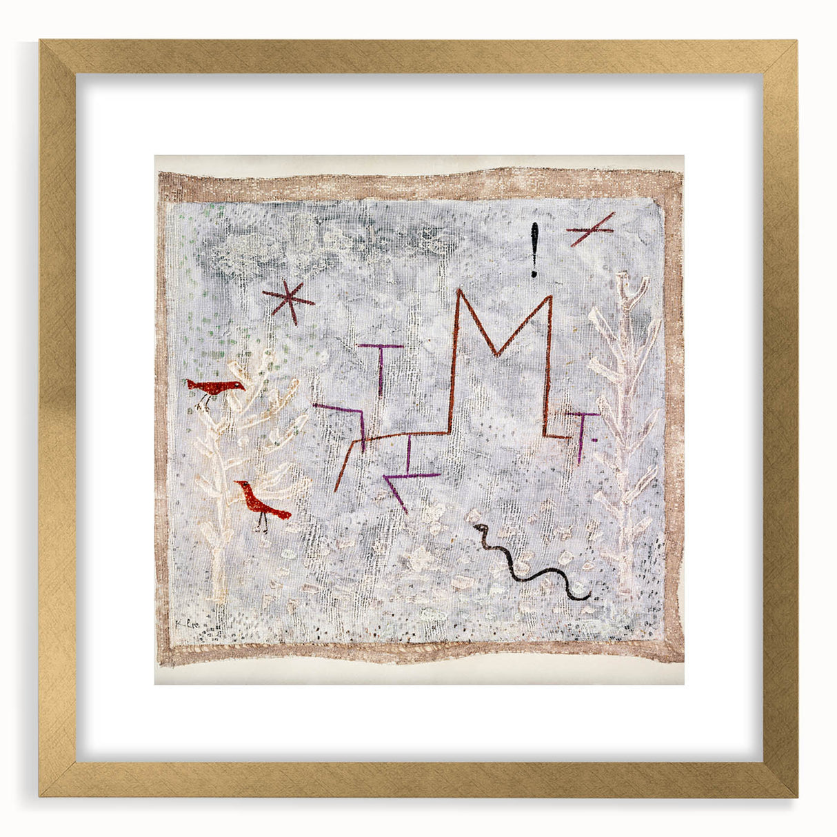 Modern Wall Art – Paul Klee’s "Garden Gate K" (1932)