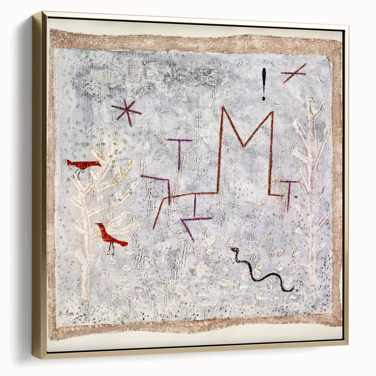 Modern Wall Art – Paul Klee’s "Garden Gate K" (1932)