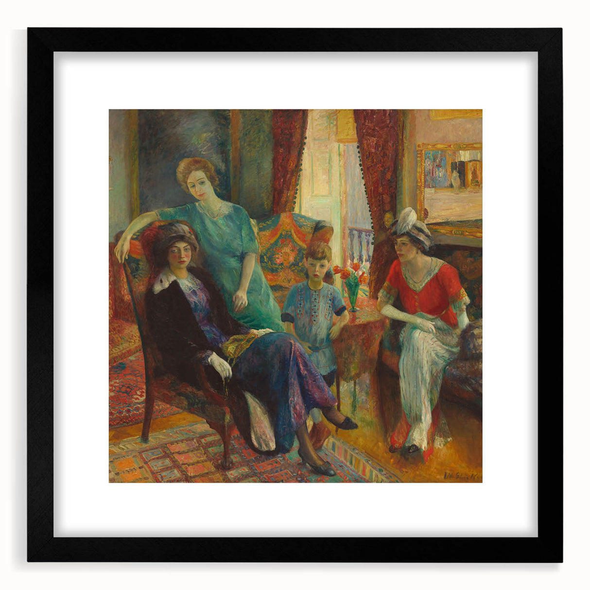 Modern Wall Art – William Glackens’ "Family Group" (1910–1911)