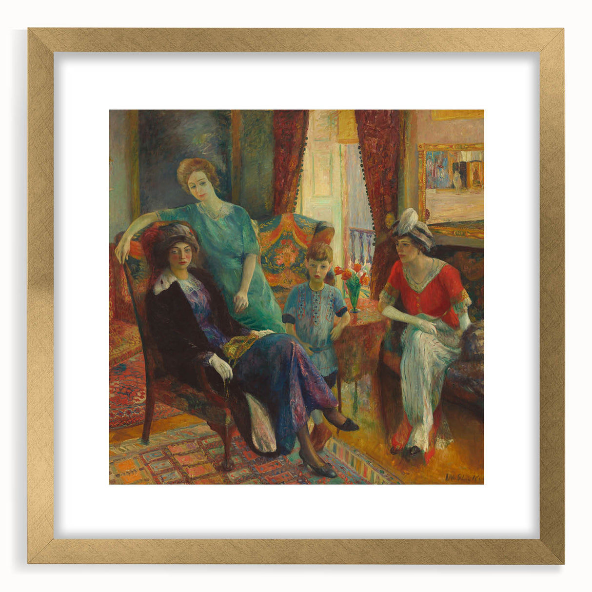 Modern Wall Art – William Glackens’ "Family Group" (1910–1911)