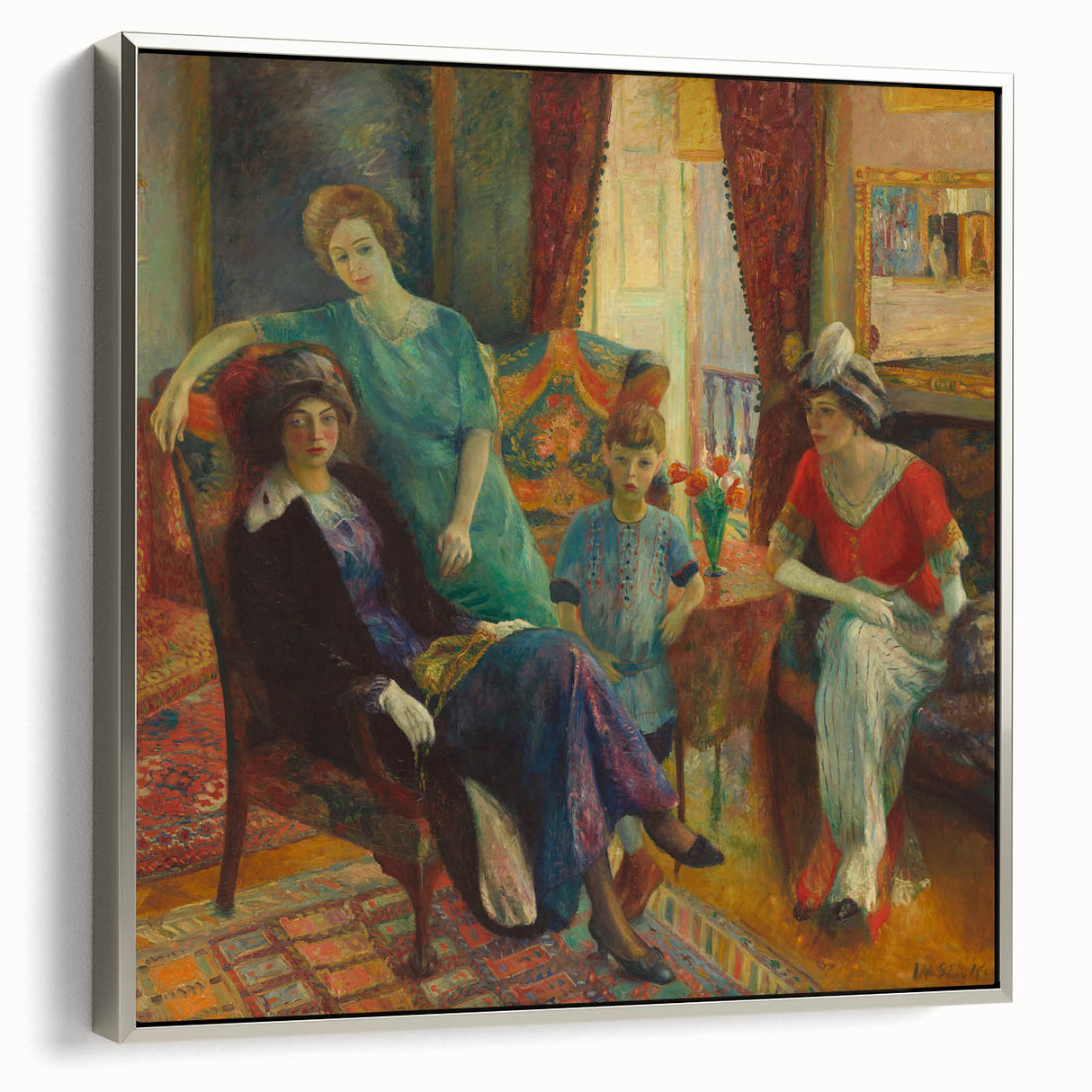 Modern Wall Art – William Glackens’ "Family Group" (1910–1911)
