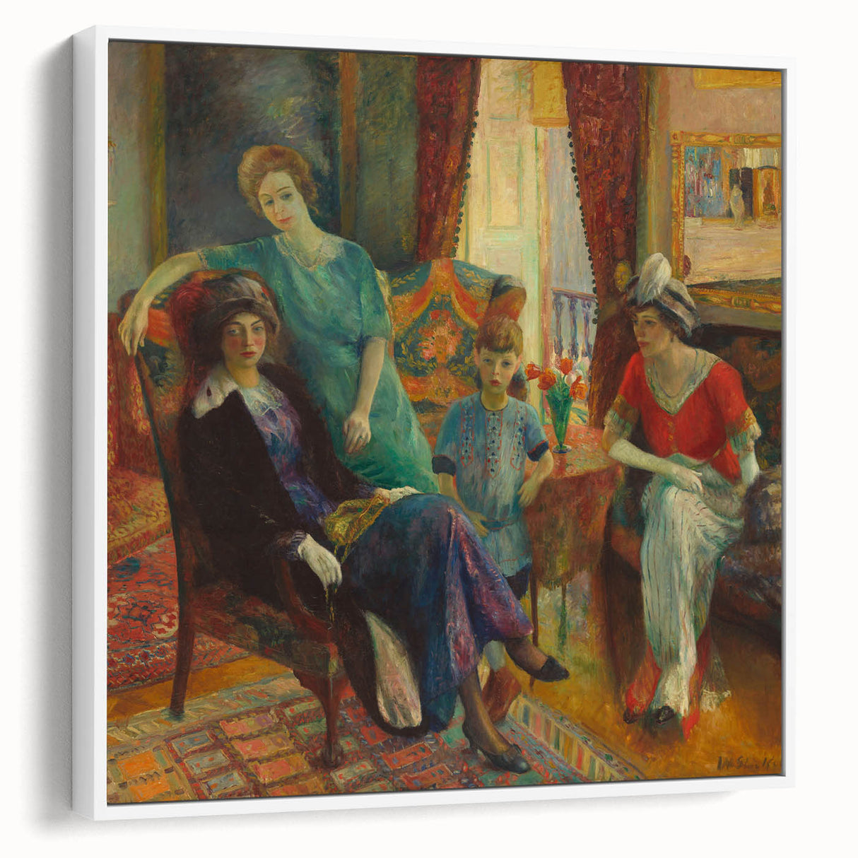 Modern Wall Art – William Glackens’ "Family Group" (1910–1911)