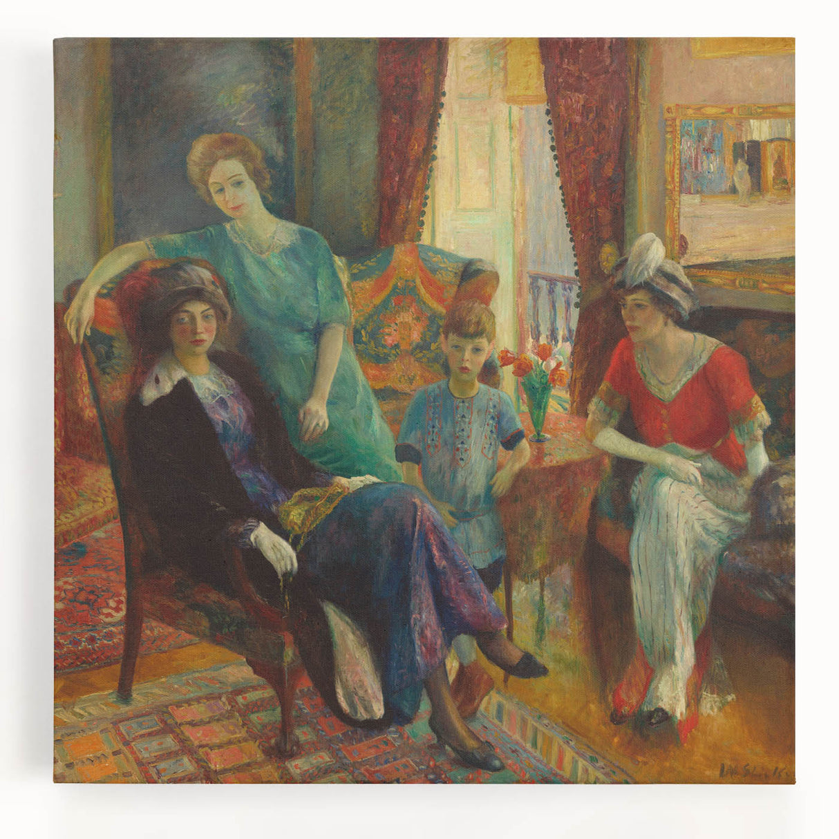 Modern Wall Art – William Glackens’ "Family Group" (1910–1911)
