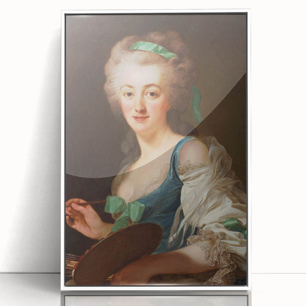 Classic Romantic Paintings - Anne Vallayer-Coster Portrait Canvas Art