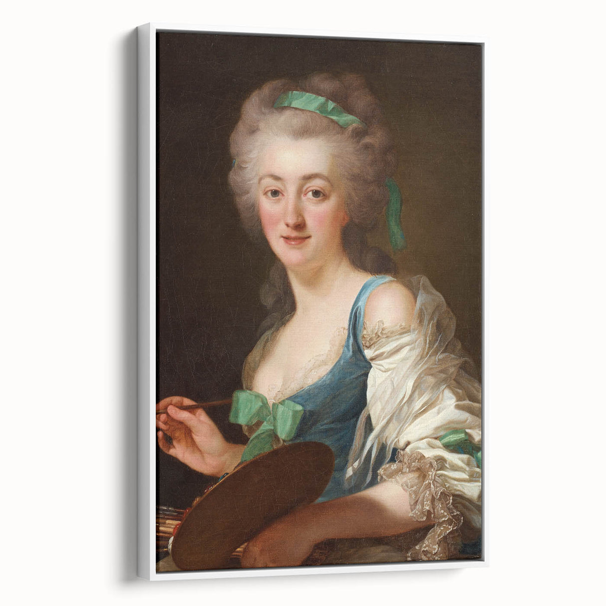 Classic Romantic Paintings - Anne Vallayer-Coster Portrait Canvas Art