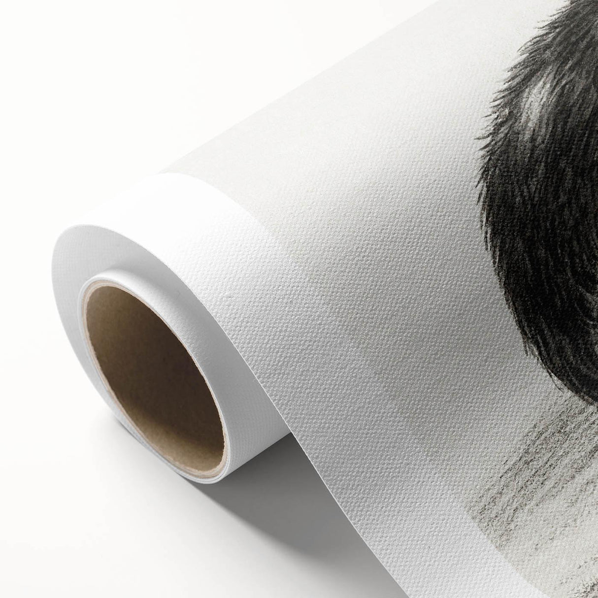 Classic Romantic Paintings - Lying Cat Illustration Wall Art