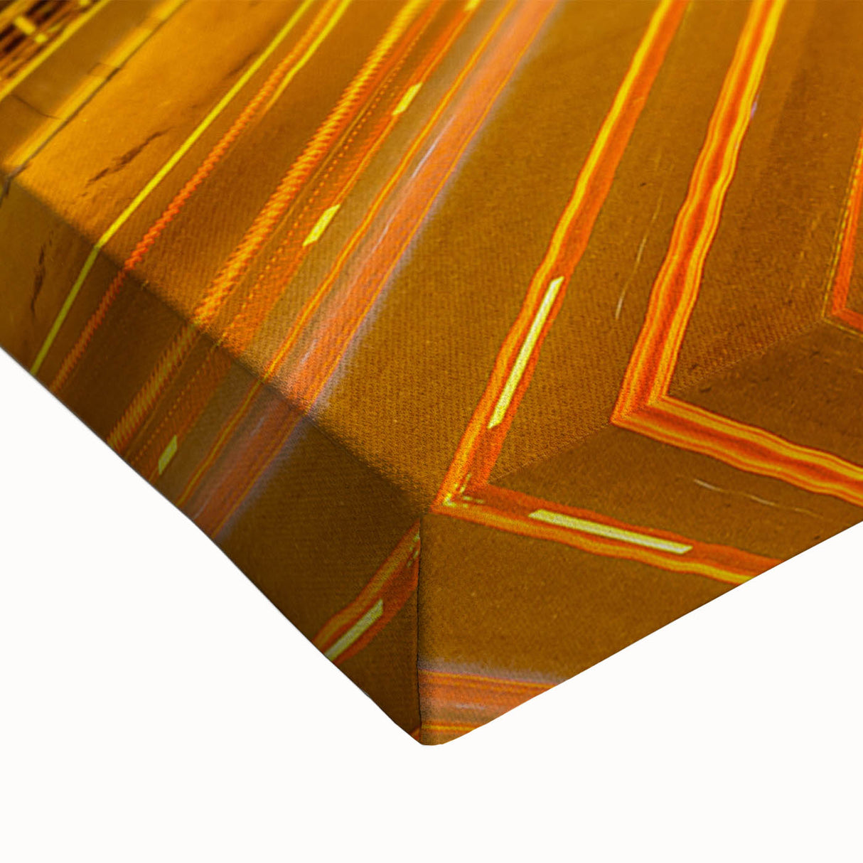 Black and white landscape art painting of Melbourne on stretched canvas, ideal for bedroom wall art.