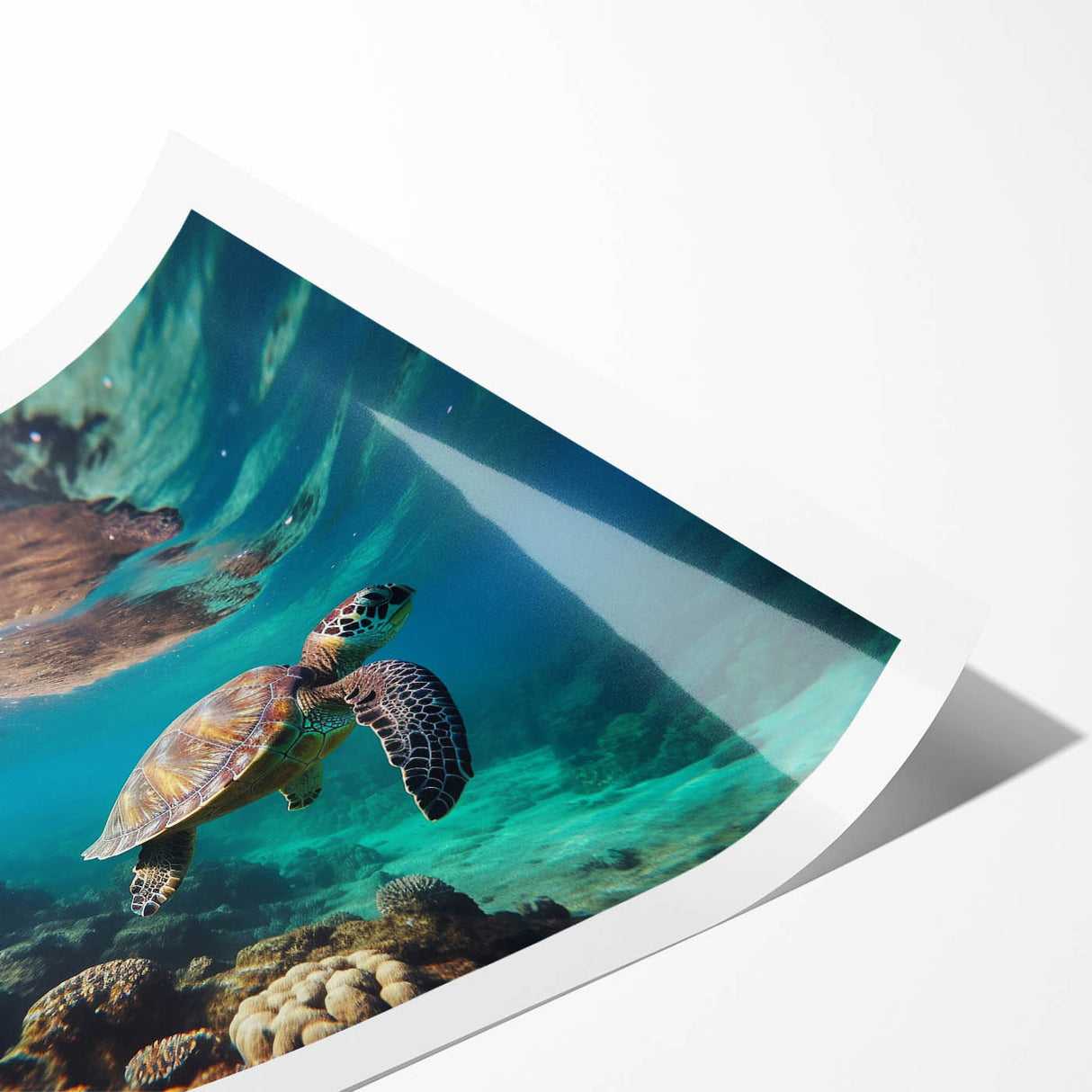 Extra large wall art featuring line art flowers in subtle earth tones on a rolled print, ideal for large living room decor.