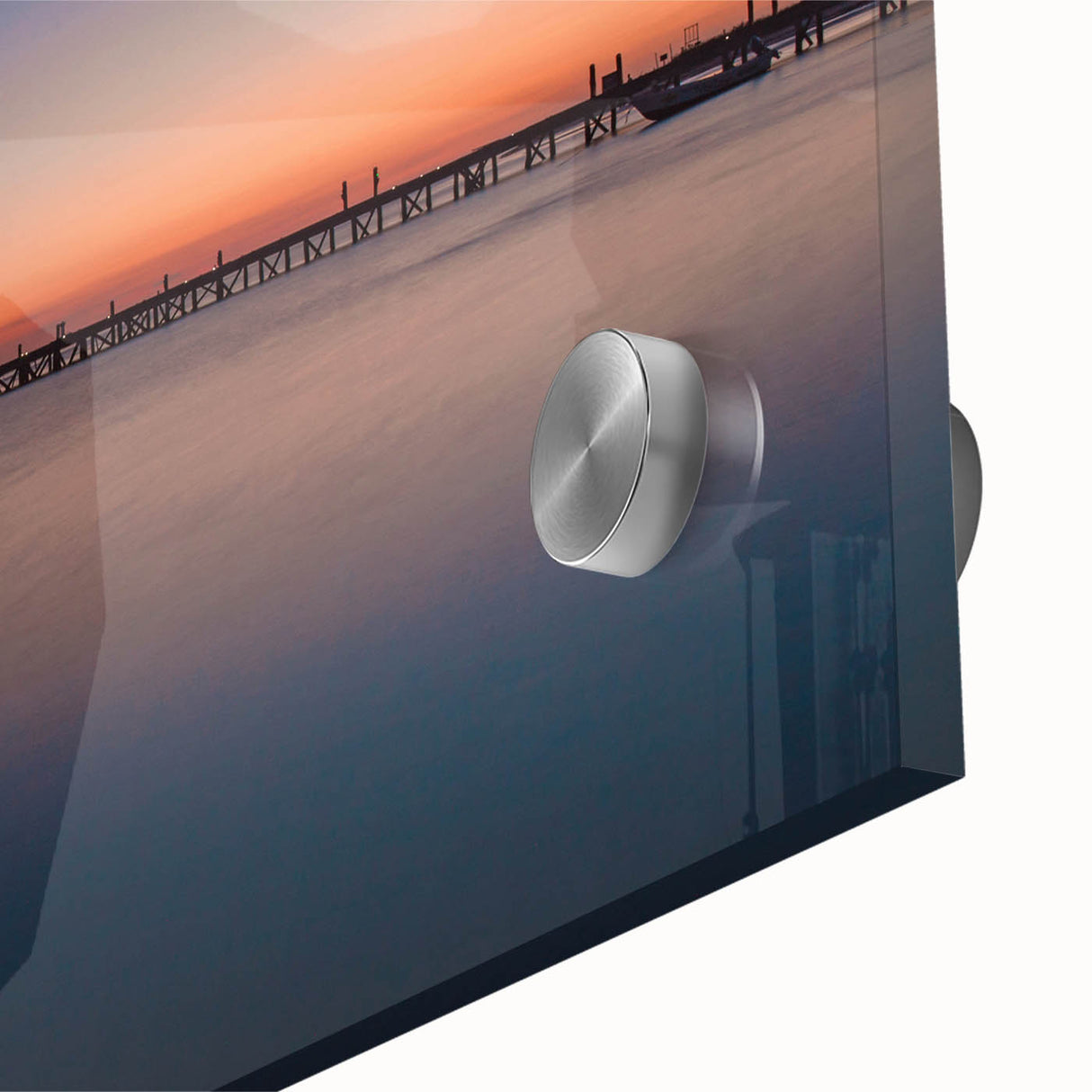 Large abstract wall art depicting Oaxaca scenery in mid-century modernist style on acrylic glass, suited for dining room art.