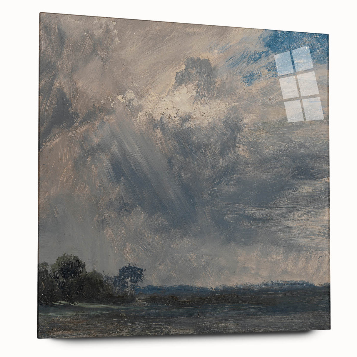 Classic Romantic Paintings - Cloudy Sky Study Canvas Art