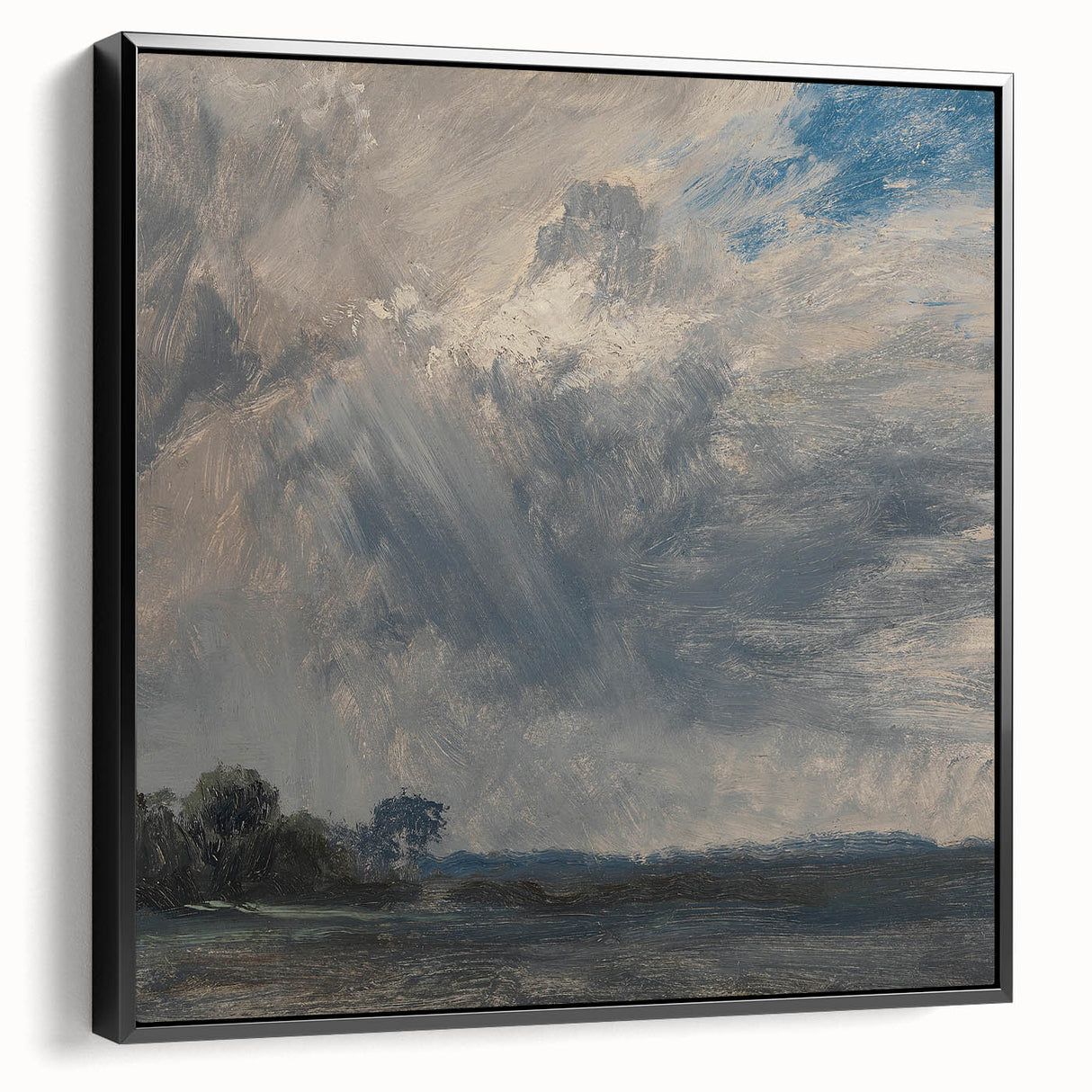 Classic Romantic Paintings - Cloudy Sky Study Canvas Art