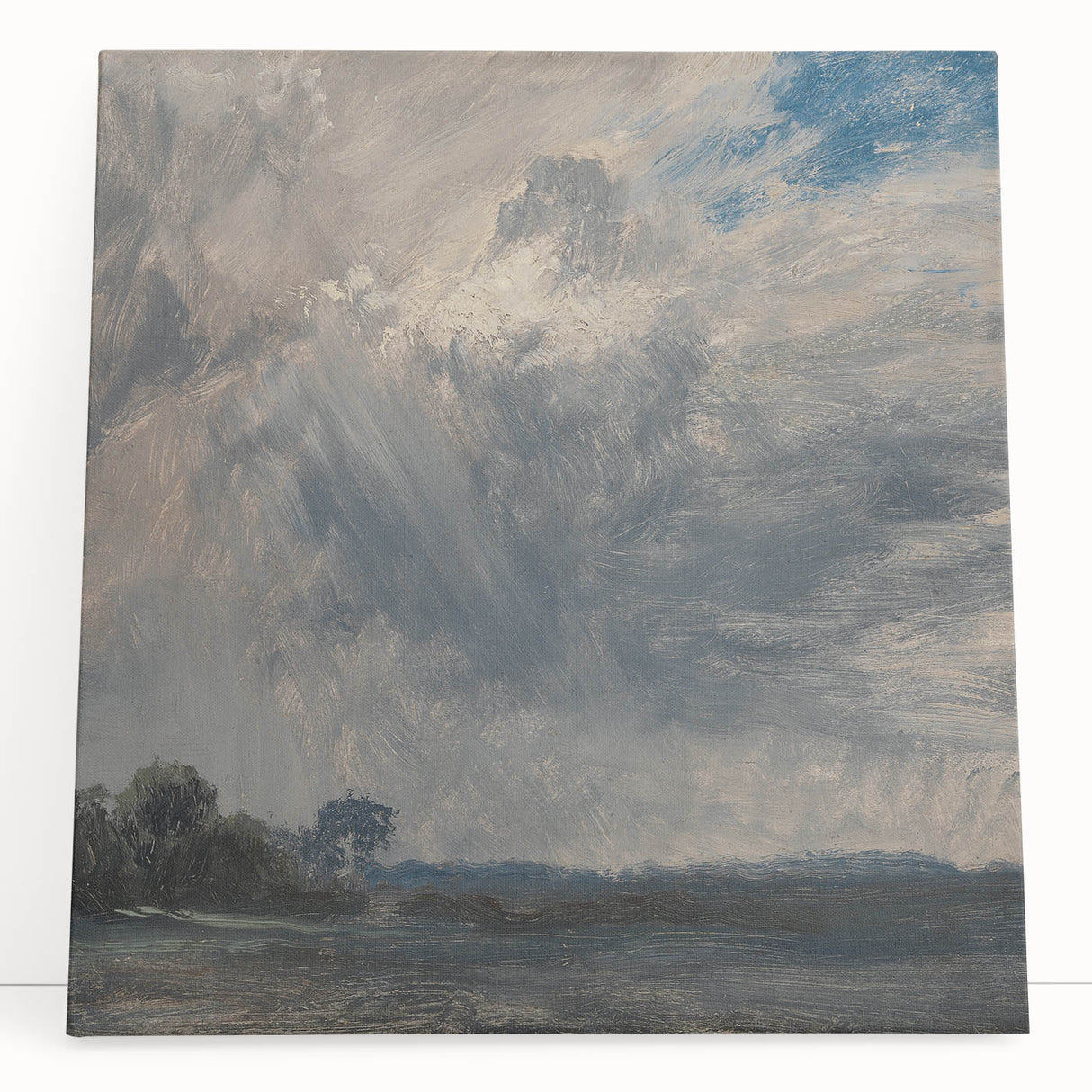 Classic Romantic Paintings - Cloudy Sky Study Canvas Art