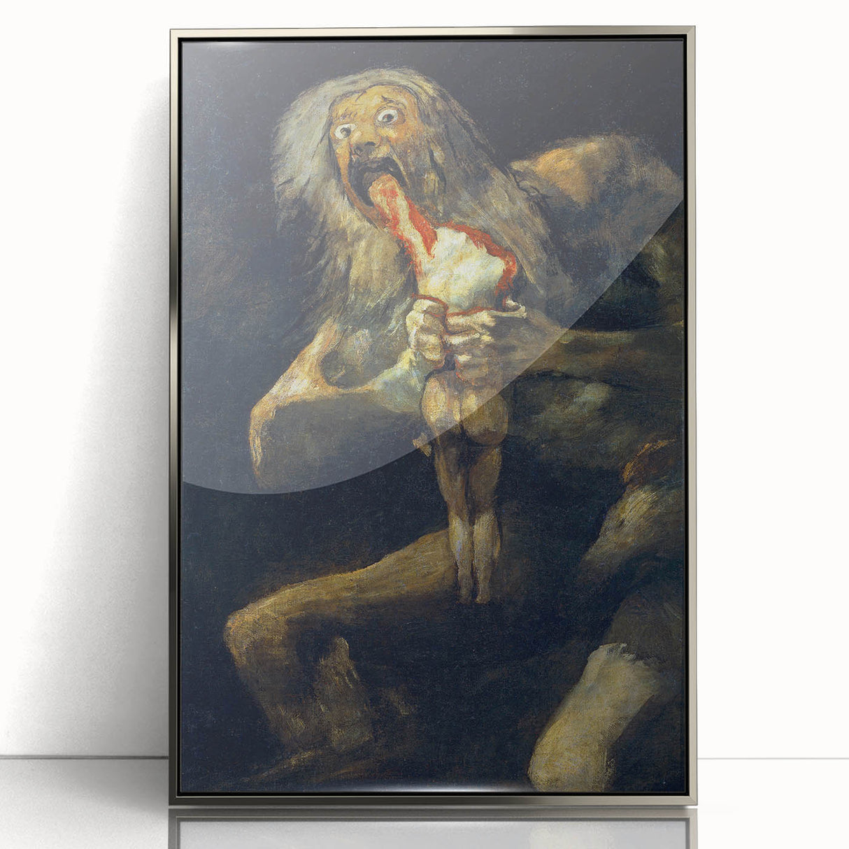 Famous Romantic Era Art - Goya's Saturn Devouring His Son Canvas Art