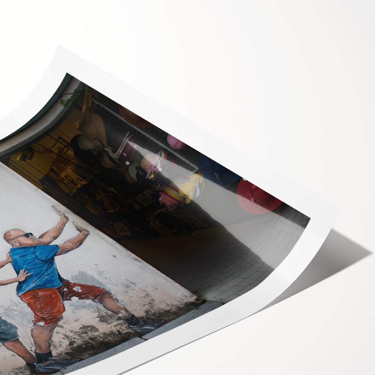 Extra large wall art featuring line art flowers in muted tones on a rolled canvas, suitable for large living room decor.