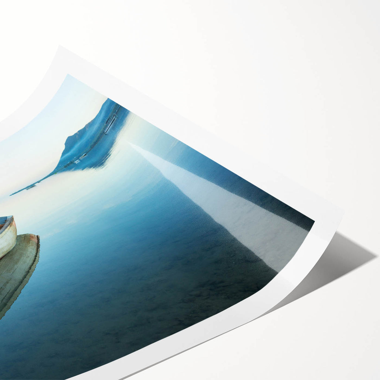 Extra large wall art featuring line art flowers in muted earth tones on a rolled canvas.