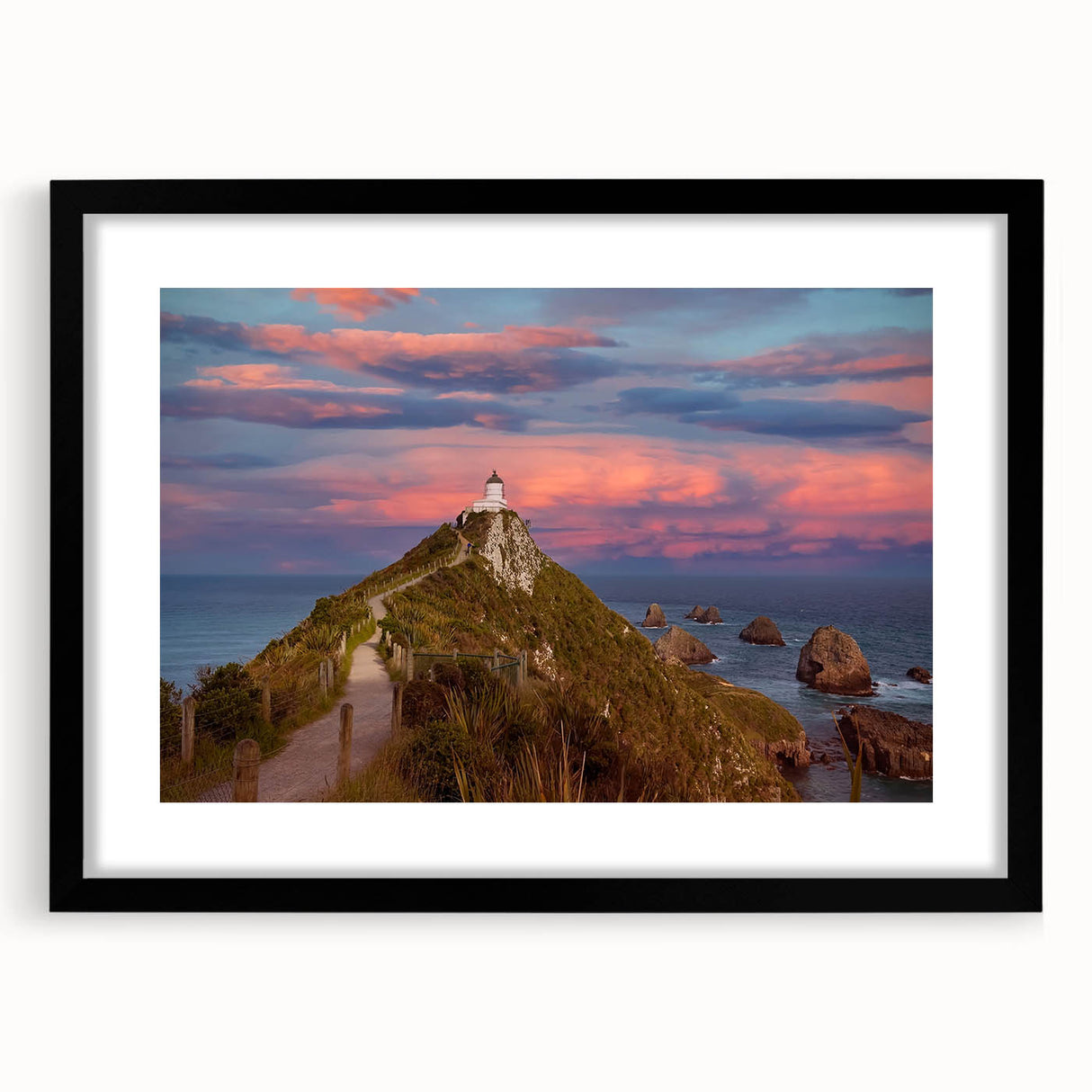 Colorful abstract art print of Otago, New Zealand, in textured style on extra large canvas, ideal for living room decor.